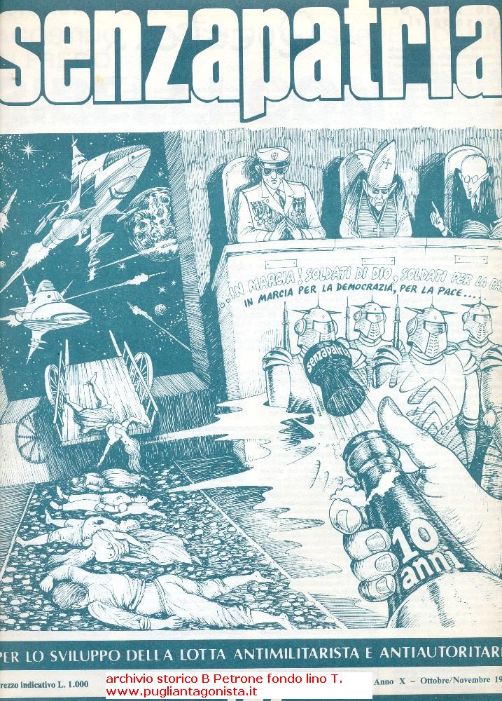 senzapatria 1988 dieci anni di rivista antimilitarista anarchica