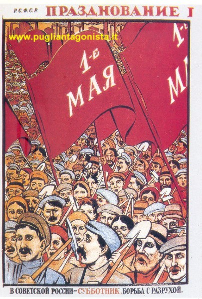 primo maggio Russia popolo 1920