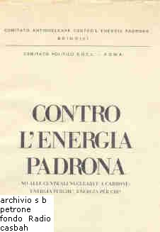 contro energia padrona Comitato politico enel collettivo Brindisi
