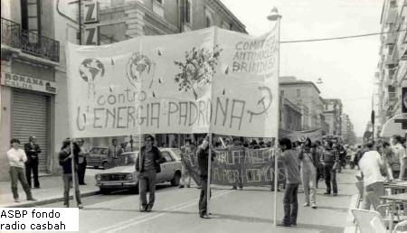 contro l'energia padrona no al nucleare in Puglia